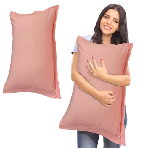 Premium Washed Cotton Pillow Covers 2-Pack 48x74cm