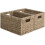 Medium Wicker Storage Basket with Handles, 2-Pack 1