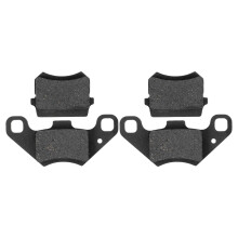 OUNONA 2 Sets Pit Bike Brake Pads Discs for Atv Motor Golf Cart Black
