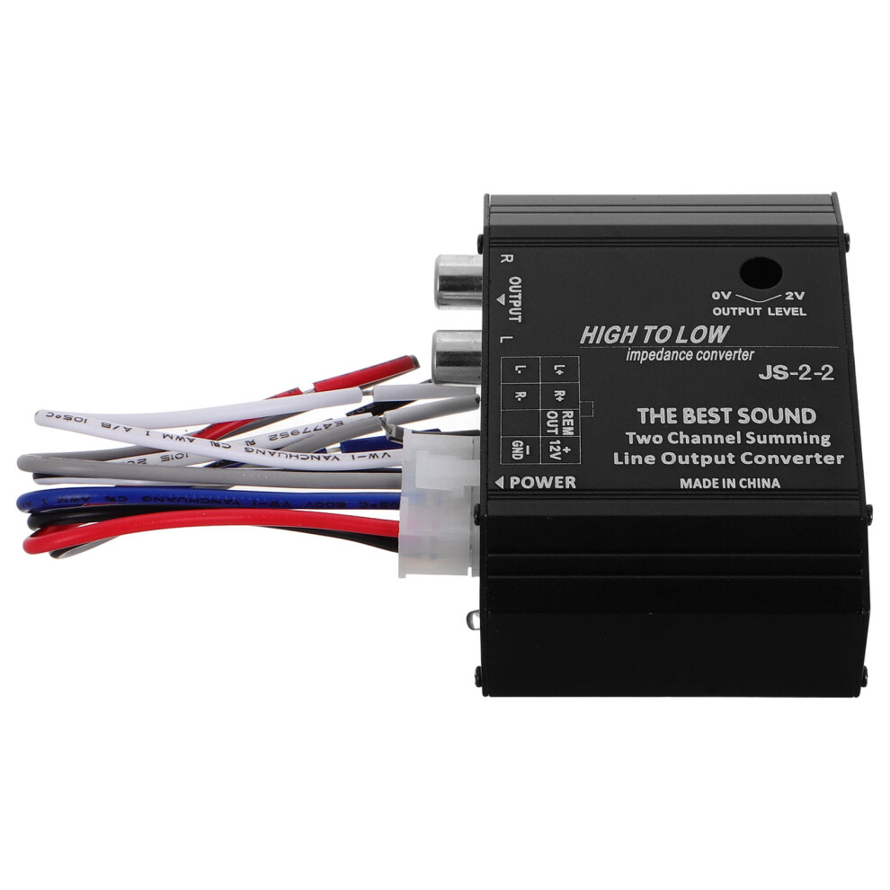 Car Audio Converter High Fidelity Subwoofer Line Converter Metal Enclosure Car Supplies 9329345092435