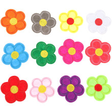 12pcs Flower Patch Sewing Iron On Embroidered Appliques DIY Craft Patches for Clothes Backpacks Hats Jeans Jackets