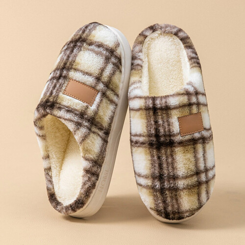 Παντόφλες για γυναίκες, μαλακές, ζεστές, slip-on, παπούτσια σπιτιού, βελούδινες 1