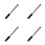 Sharp-compatibele zester rasp, zwart, 4-pack 1