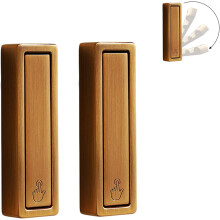 Lot de 2 patères pliantes en alliage de zinc, robustes et pliables, pour salle de bain, entrée, dressing, piscine, cuisine – Bronze