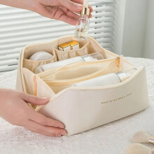 Organizer per trucchi da donna, beauty case da viaggio con cerniera, custodia per cosmetici, pochette di lusso, borsa per cosmetici, organizer da