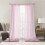 Transparente gardiner lysfiltrerende 2 paneler 42" x 63" 1