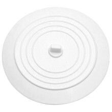 Bouchon de baignoire en silicone blanc Tineasur, bouchon d'évier de cuisine, bouchon de vidange pour buanderie