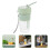 Portable Juicer Cup with Straw Hole, 350ml, Green 1