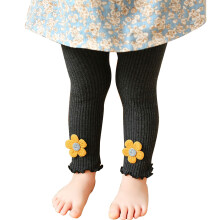 VERUGU Toddler Leggings for Girls, Dark Gray, Size 4Y – Casual Elastic Pants, Compatible with Small & Medium Kids