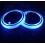 LED Car Cup Coasters 68mm 7-Color USB Powered 1