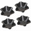 Conjunto de servir de aço inoxidável com 6 peças – 25 cm (9,8 polegadas) 2