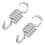 Stainless Steel Porch Swing Spring Hook 2PCS 1