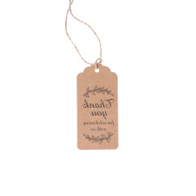FRCOLOR kraft paper hang tags for baking food 101 pcs