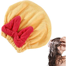 Turban de duș cu uscare rapidă, anti-încrețire, pentru femei și fete – Înveliș moale pentru păr scurt, creț, ud și gros | Compatibil cu