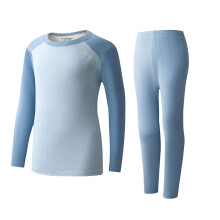 Children's thermal base layer set blue 9 years