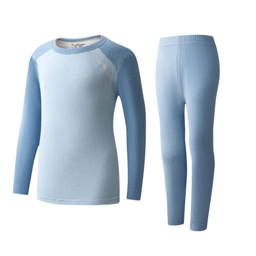 Children's thermal base layer set blue 9 years