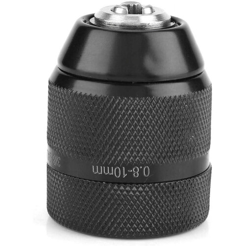 Τσιμπίδα τρυπανιού χωρίς κλειδί 3/8", 0,8–10mm, 3/8-24UNF, για χειροκίνητα/ηλεκτρικά και 1