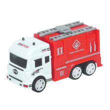 Spielzeug-LKWs, Konstruktionsspielzeug (Rot), Mini-Müllwagen, Spielzeug-Abschleppwagen, Spielzeug-Schiebeauto, Spielzeug-Weihnachtsgeschenke für