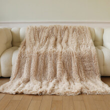 Velvet Flannel Throw Blanket 51x63 in Multicolor