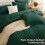 Σετ παπλωμάτων 7 τεμαχίων Queen σε χρώμα Emerald Green 3