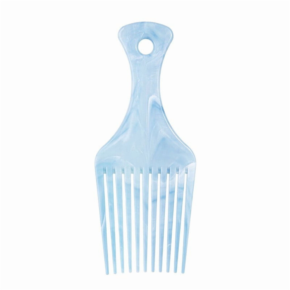 Unisex Hair Pick For Curly Hair Afro Pick Comb Wide Tooth Hair Comb Plastic Curly Hair Detangler For Home And Salon Use