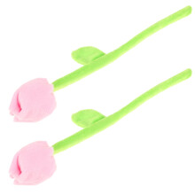 Pink Flower Branch Rearview Mirror Decor for E-Bike &
