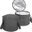 Bolsa térmica redonda para caçarola, preta, 31,75 cm (12,5 polegadas), pacote com 2 unidades. 1