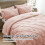 Blush Pink Queen-dynesæt med Pintuck-design 4