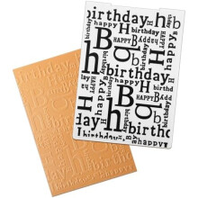 1 Pc Embossing Folder for DIY Craft, Scrapbook, Photo Album – 5.9x4.1" Vivid Style, Compatible with Most Embossing Machines