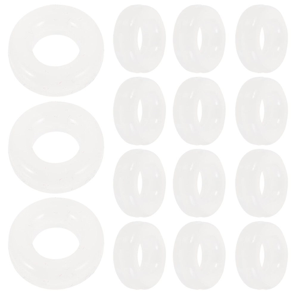 White Ounona 10Pairs Eyeglasses Temple Tips Silicone Anti Slip Rings For Outdoor Use