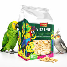 Vitapol Vitaline -  Chipsy Bananowe Dla Wszystkich Papug 150G