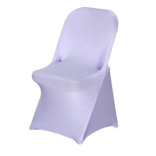 Fundas elásticas plegables de spandex BalsaCircle6Lavender para sillas, ideales para decoración de bodas.