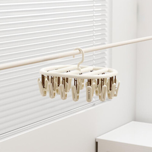 Foldable Socks Drying Rack with 12 or 20 Clips
