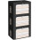 3-Pack Linen Foldable Storage Bins with Clear Windows 1