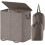 Laundry Hamper with Lid & 3 Removable Bags, 185L 1