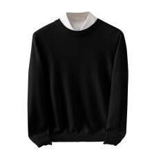 Men's Fashion High Neck Sweater Fall Winter Casual Solid Color Thermal Warm Knitted Pullover Top Men's Sweaters(Black#2,2XL)