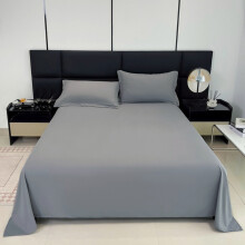 Breathable Cotton Bed Sheet - Dorm Bedding | Single/Double Size Solid Color Sheets 120*230cm