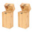 FRCOLOR 2pcs Camping Tableware Organizer Tableware Drain Holder Camping Storage Organizer Silverware Case 1