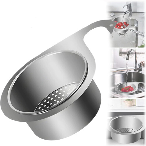 Stainless Steel Sink Drain Basket 1 pc