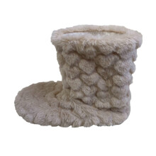 Calcetines de piso para parejas CasWinter, botas de baile de interior de felpa gruesa, pantuflas altas con agarre para mujer, talla 8, compatibles