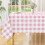 Square Waterproof Vinyl Tablecloth with Flannel Back 54x54 1
