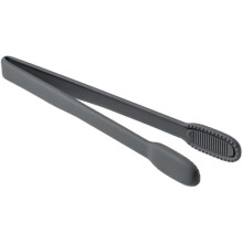 Pinze da cucina in silicone, antiscivolo, antigraffio, 23,5 cm - Grigio scuro