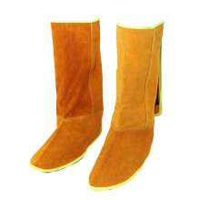 Heat Resistant Leather Welding Split Protective Shoe Cover for metal casting, laboratory to protect you from heat, steam, and so