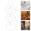 Iron Lamp Shade Clip Adapter – 3 Pack 1