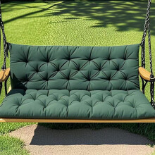 Almofada para banco de 119 x 99 cm (47 x 39 polegadas), resistente à água, para uso interno e externo.