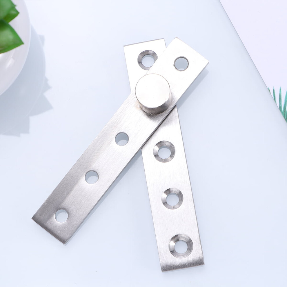 Pivot Hinges 360 Degree Offset Hinges Stainless Steel Door Rotating Hinges Pivot Down Shaft Furniture Hinges For Door Cabinet Cupboard.5x1.95cm 9193271710875