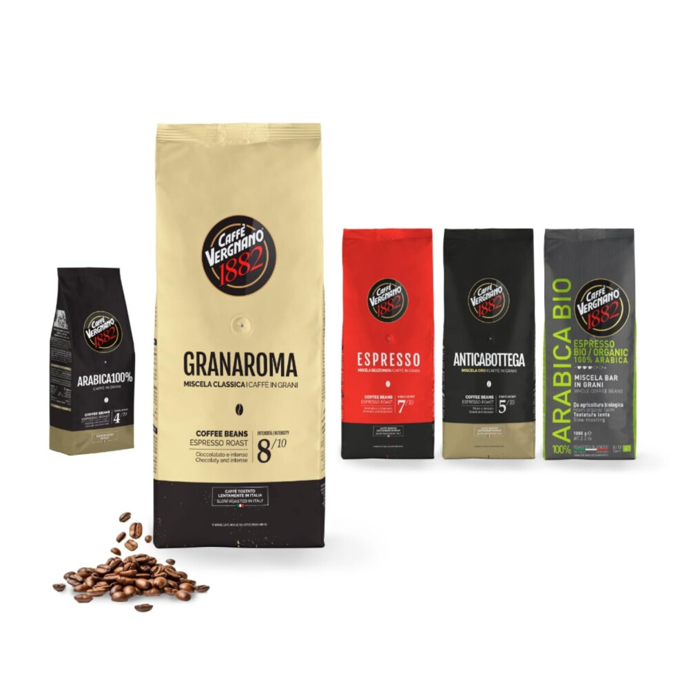 CaffÃ¨ Vergnano 1882 Gran Aroma whole bean coffee  1 pack x 1 kg-image-OPC-PVR62K8-NEW