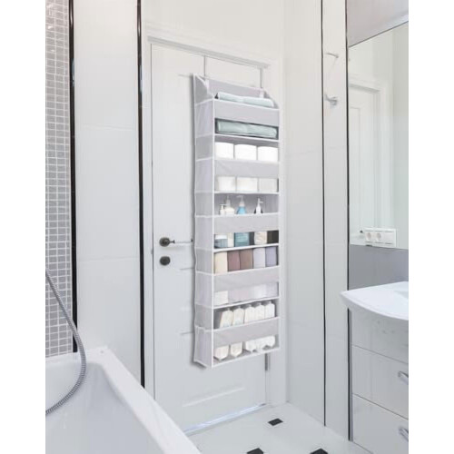 Over the Door Storage Organizer with PVC Windows