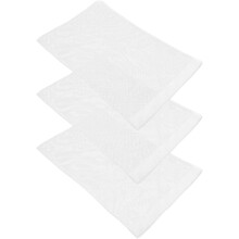 Lot de 3 sacs filtrants en nylon blanc pour conduit de sécheuse, usage domestique, réutilisables et