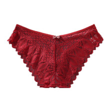 Slip da donna sexy in puro cotone con pizzo, a vita media, antitraccia e modellanti – Offerta speciale
